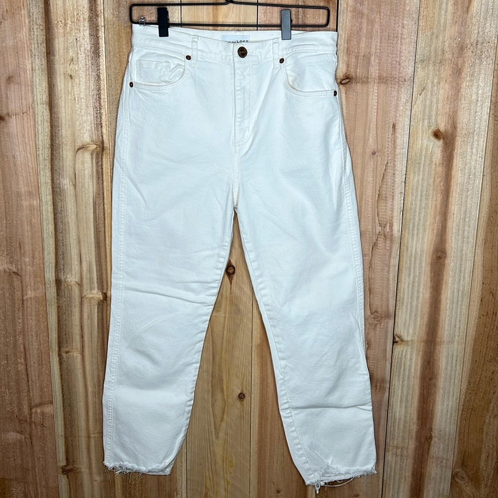 Loft Women’s Size 6 white Jeans